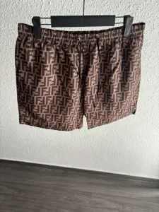 Fendi Short De Bain Marron