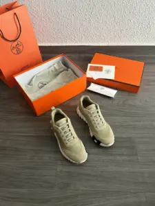 Hermes Chaussures kaki