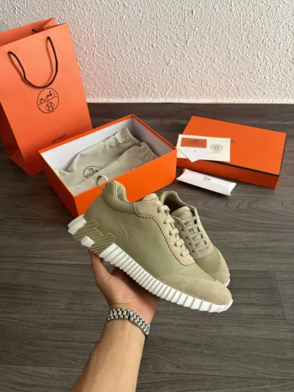 Hermes Chaussures kaki – Image 2
