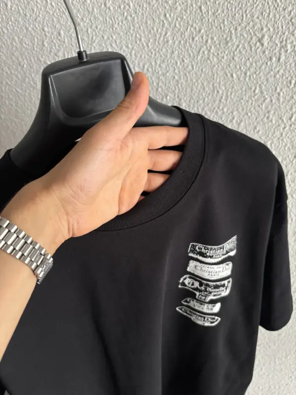 Dior T-shirt Noir – Image 3