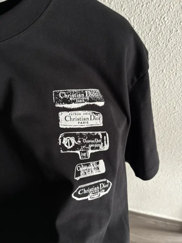 Dior T-shirt Noir – Image 4