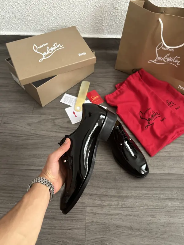 Christian Louboutin Mocassin Noir – Image 4