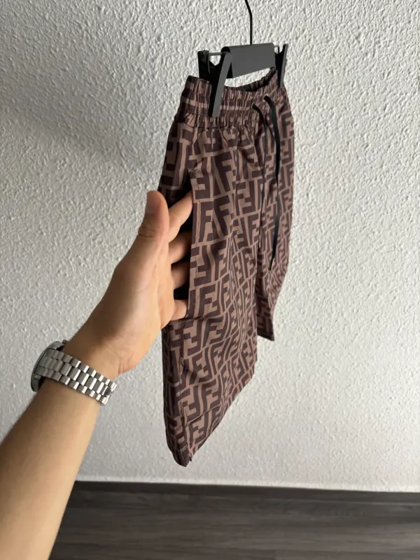 Fendi Short De Bain Marron – Image 5