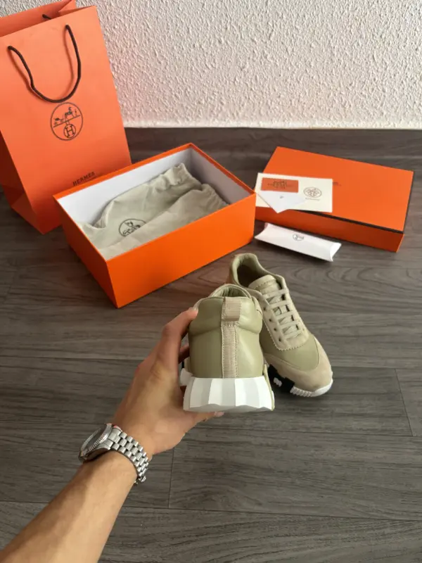 Hermes Chaussures kaki – Image 5