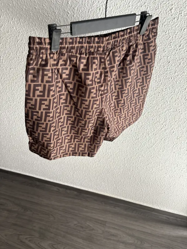 Fendi Short De Bain Marron – Image 6
