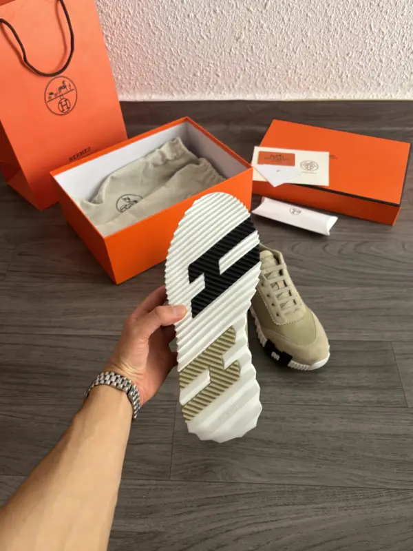 Hermes Chaussures kaki – Image 6