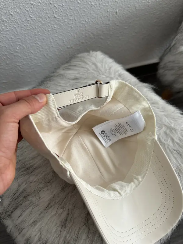 Gucci Casquette Blanche – Image 7