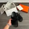 Hermes Sandal Noir – Image 3