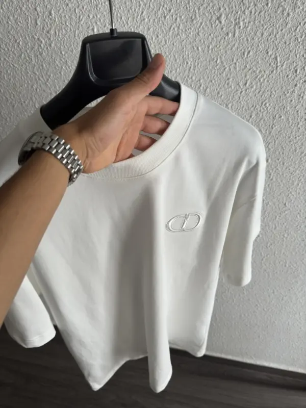 Dior T-shirt Blanc CD – Image 3