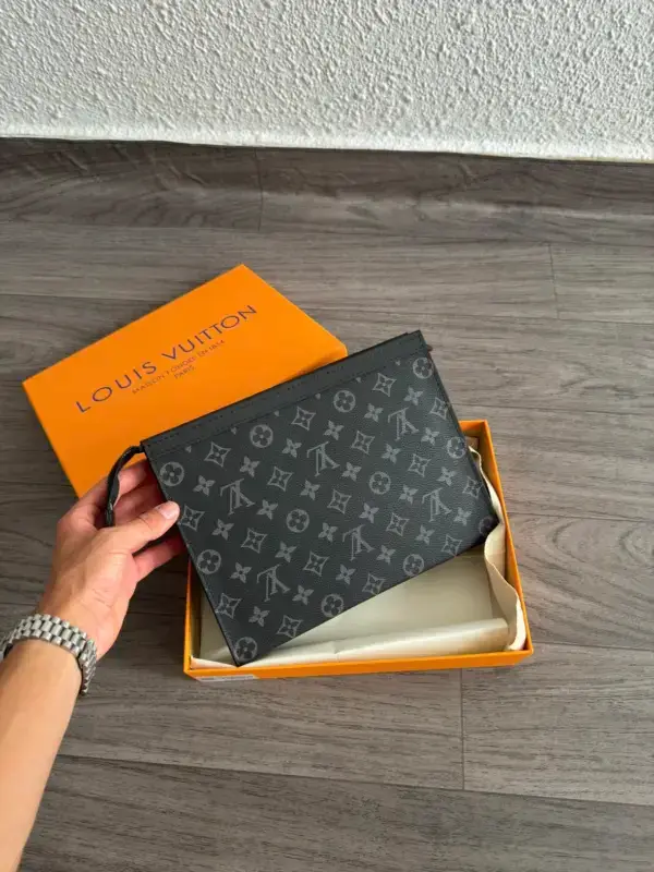 Lv Pochette Noir-Gris – Image 5