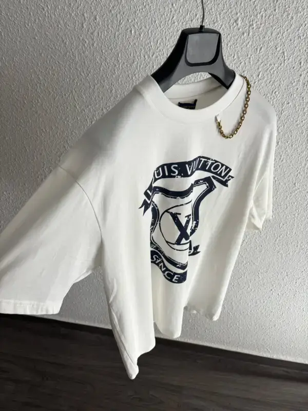 Lv T-shirt Blanc – Image 2