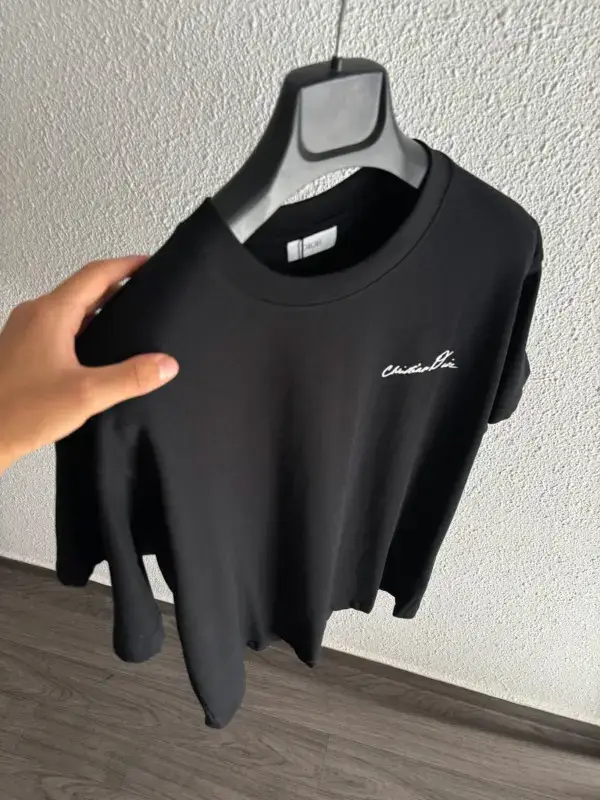 Dior T-shirt Noire – Image 2