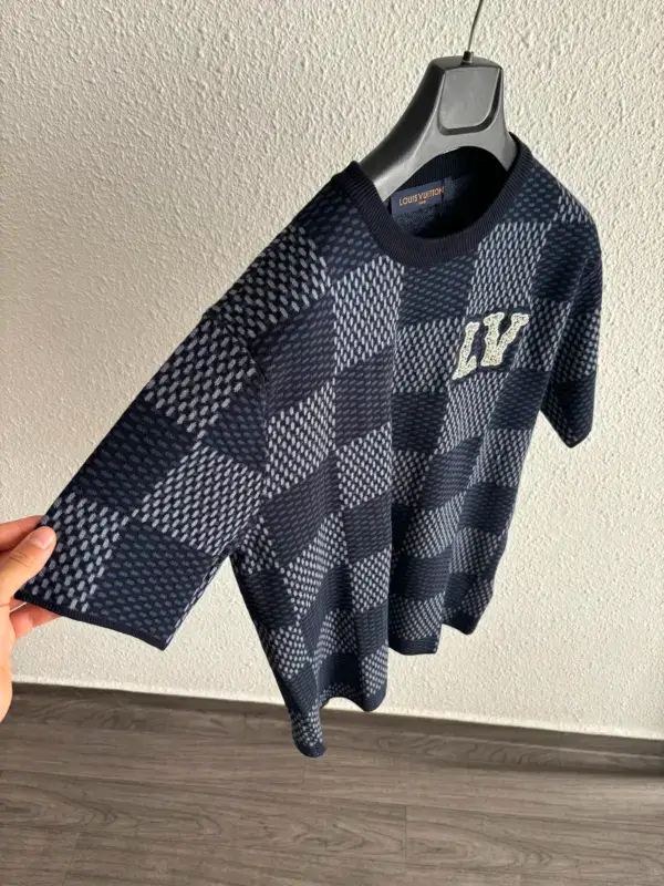 Lv T-shirt Blue – Image 4