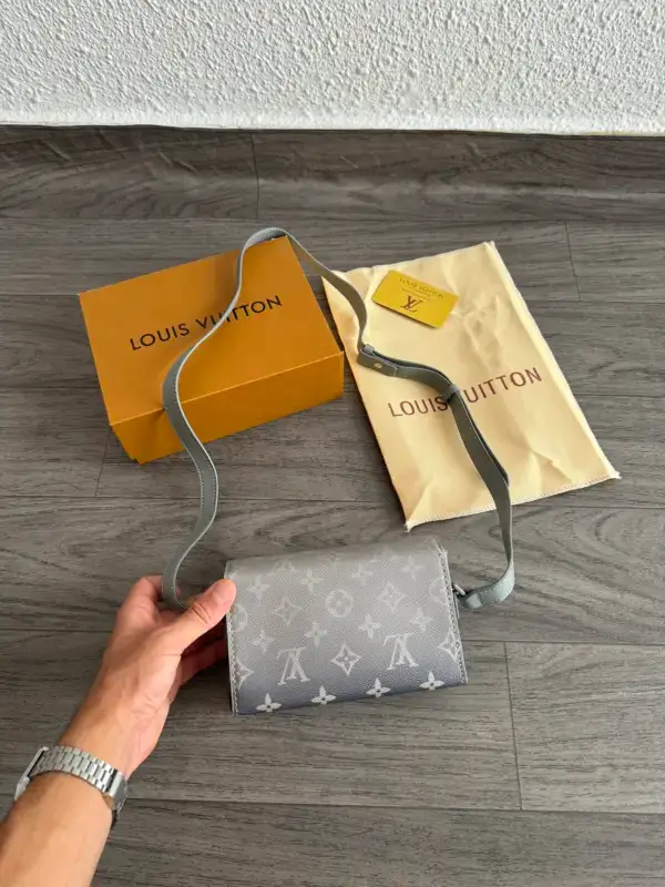 Lv Sac à bandoulière Vert – Image 5