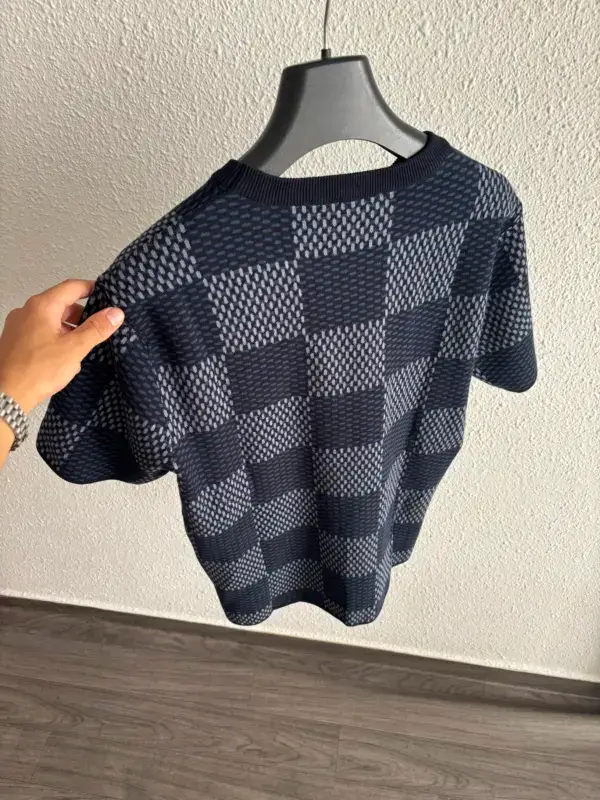 Lv T-shirt Blue – Image 5