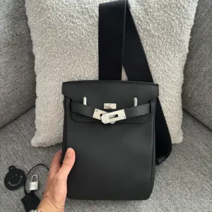 Hermes PM Backpack Noir-Argent