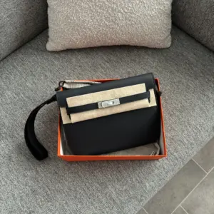 Hermes Kelly Depeches Navy (Bleu)