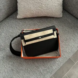 Hermes Kelly Depeches Noir-Noir